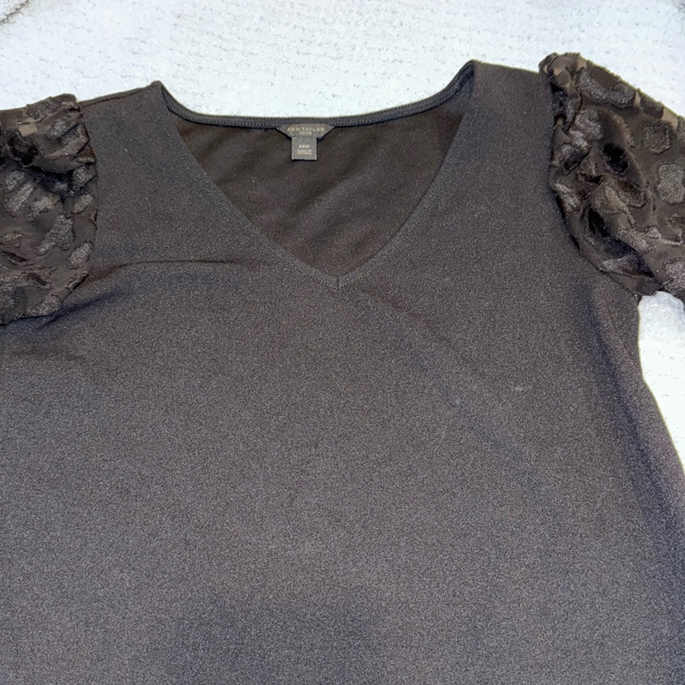 Ann Taylor petite size XXSP black top